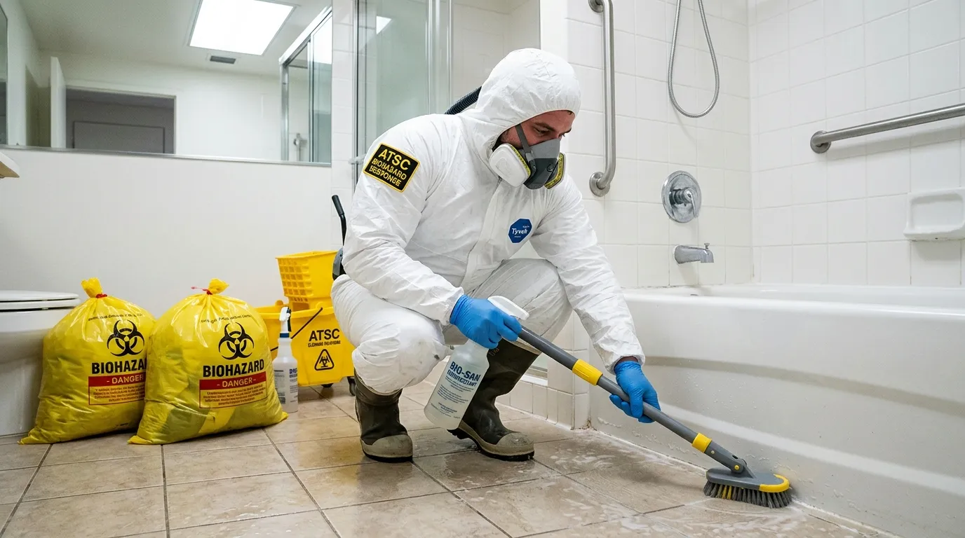 Decontamination equipment deployed for Blood Cleanup in Avon Lake